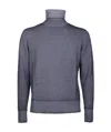 Drumohr Regular-fit Roll-neck Jumper In Gray