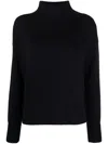 Drumohr Relaxed Fit Long Sleeve Turtleneck Sweater In Blue