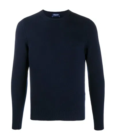 Drumohr Rib-trimmed Cashmere Jumper In Black