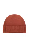 Drumohr Ribbed Beanie In Brown