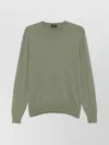 Drumohr Long Sleeve Crew-neck Sweater In Green