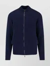 Drumohr Ribbed Crewneck Sweater Fitted Shape In Blue