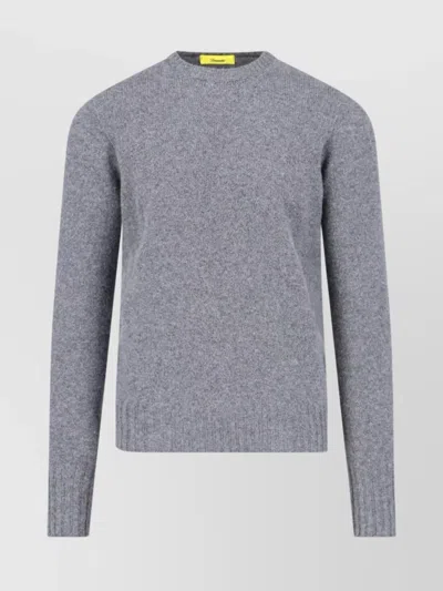 DRUMOHR RIBBED CREWNECK SWEATER WITH LONG SLEEVES