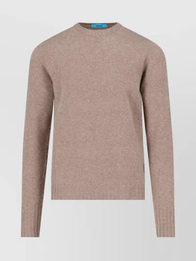 DRUMOHR RIBBED CREWNECK SWEATER WITH LONG SLEEVES