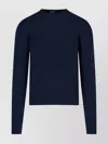 Drumohr Ribbed Crewneck Sweater With Long Sleeves