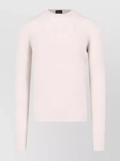 DRUMOHR RIBBED CREWNECK SWEATER WITH SOFT TEXTURE