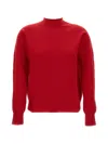 Drumohr Long-sleeved Sweater In Red
