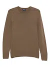 Drumohr Ribbed Sweater In Brown