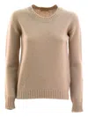 Drumohr Ribbed Sweater In Neutral
