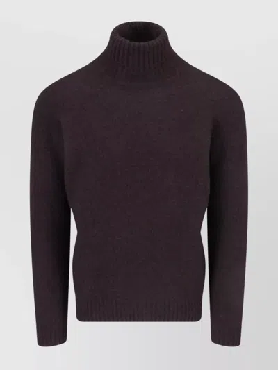 DRUMOHR RIBBED TURTLENECK CREWNECK SWEATER