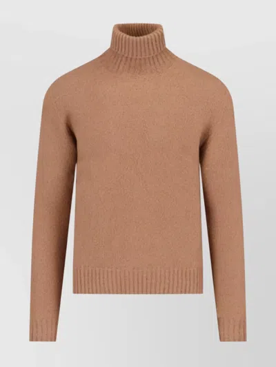 DRUMOHR RIBBED TURTLENECK SWEATER LONG SLEEVES