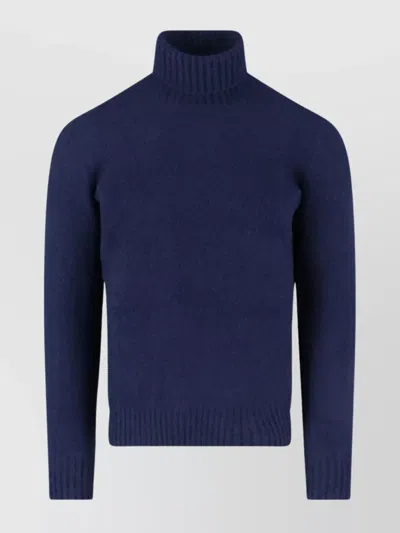 DRUMOHR RIBBED TURTLENECK SWEATER LONG SLEEVES
