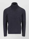 Drumohr Ribbed Turtleneck Sweater With Long Sleeves