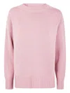 Drumohr Long Sleeve Crew Neck Aweater In Multi