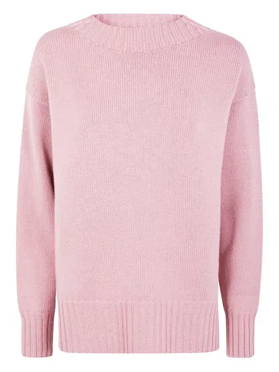 Drumohr Long Sleeve Crew Neck Aweater In Multi
