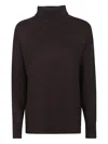 Drumohr Roll-neck Sweater In Brown