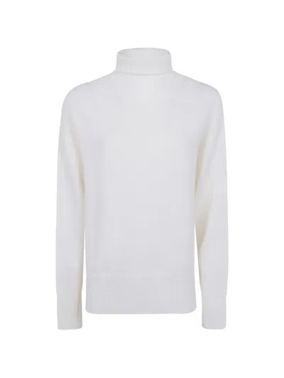 Drumohr Long-sleeve High-neck Top In White