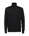 Drumohr Rollneck Jumper In Black