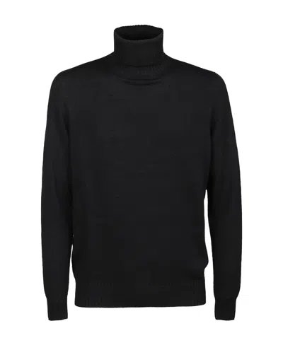Drumohr Rollneck Jumper In Black