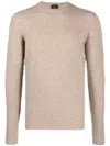 Drumohr Beige Long Sleeves Knitted Sweater