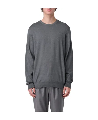 Drumohr Round Neck Pullover Sweater In Black
