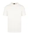 Drumohr Round-neck Short-sleeved T-shirt In White