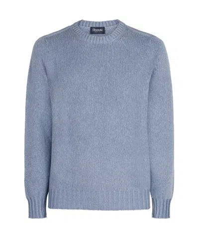 Drumohr Round Neck Sweater In Blue