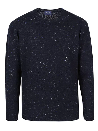 Drumohr Round Neck Sweater In Blue