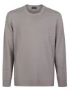 Drumohr Round Neck Sweater In Gray