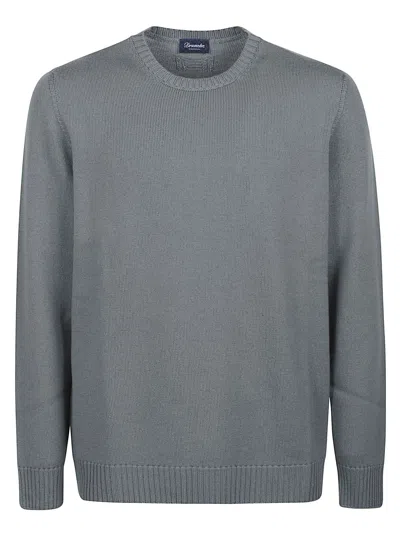 Drumohr Round Neck Sweater In Green