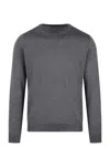 Drumohr Round Neck Sweater Sweater Grey In Gray
