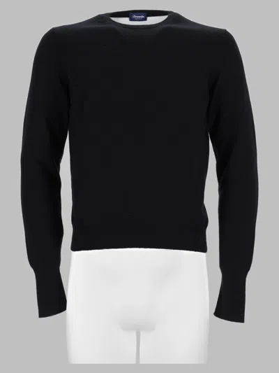 Drumohr Round Neck Sweater In Black