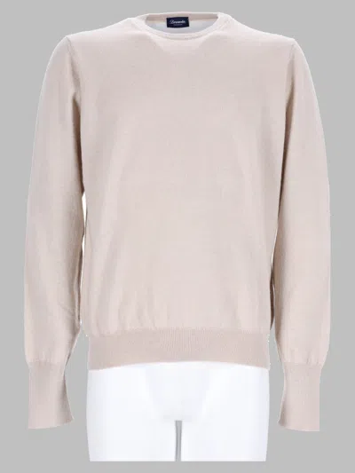 Drumohr Round Neck Sweater In Pink
