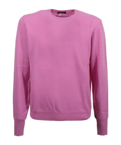 Drumohr Round Neck Sweater In Pink