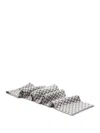 Drumohr Geometric-pattern Cashmere Scarf In Green