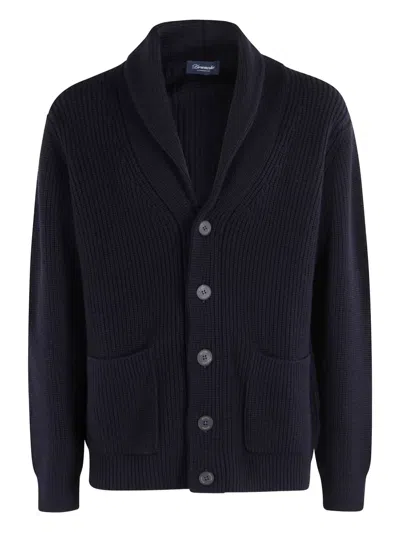 DRUMOHR SHAWL-COLLAR CARDIGAN