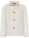 Drumohr Beige Button-up Shirt With And Textured Detail In Beige