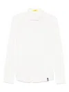 Drumohr Long Sleeve Polo In Beige