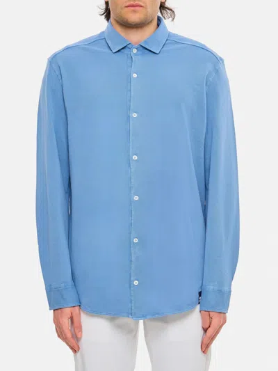 DRUMOHR SHIRT DRUMOHR MEN COLOR GNAWED BLUE,G91206011