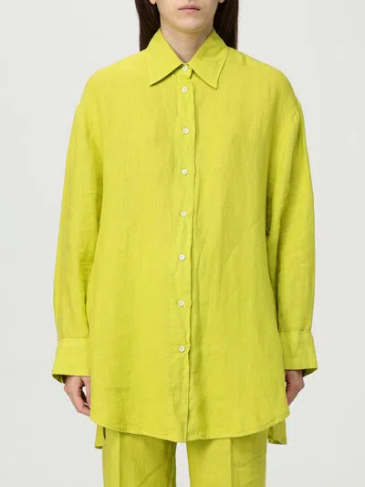 Drumohr Shirt  Woman Color Green In Yellow