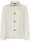 Drumohr Beige Button-up Shirt With And Textured Detail In Beige