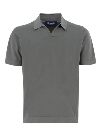 Drumohr Shirts In Fumo