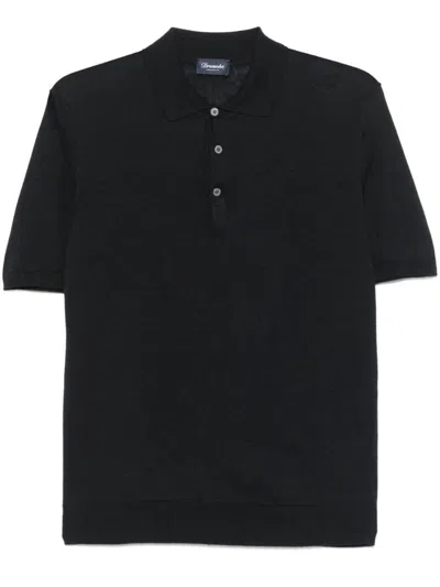 DRUMOHR SHORT SLEEVE POLO WITH CLASSIC COLLAR
