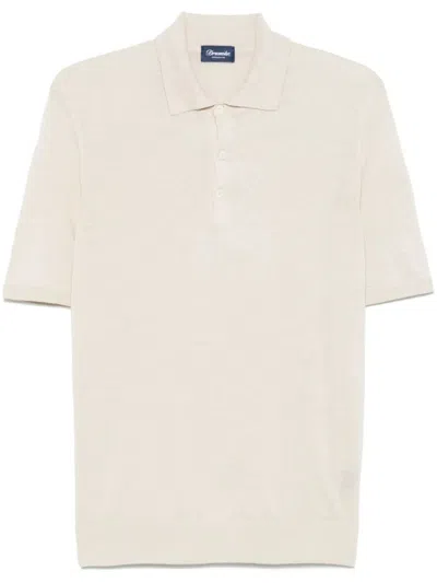 DRUMOHR DRUMOHR SHORT SLEEVE POLO WITH CLASSIC COLLAR