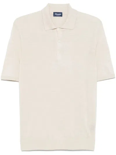 DRUMOHR SHORT SLEEVE POLO WITH CLASSIC COLLAR