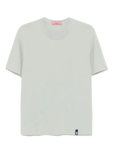 Drumohr Short Sleeve T-shirt In Green