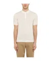 Drumohr Short-sleeved Polo Shirt In White