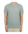 Drumohr Short-sleeved Sweater In Gray