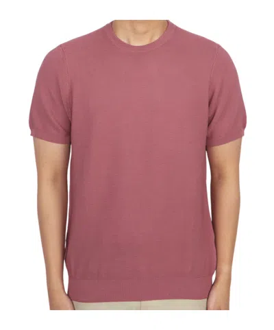 Drumohr Short-sleeved Sweater In Pink