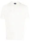 Drumohr Polo Shirt Buttoned Short Sleeves In White